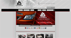 Desktop Screenshot of laurenautomoveis.com.br